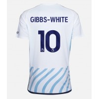 Fotbalové Dres Nottingham Forest Morgan Gibbs-White #10 Venkovní 2023-24 Krátký Rukáv